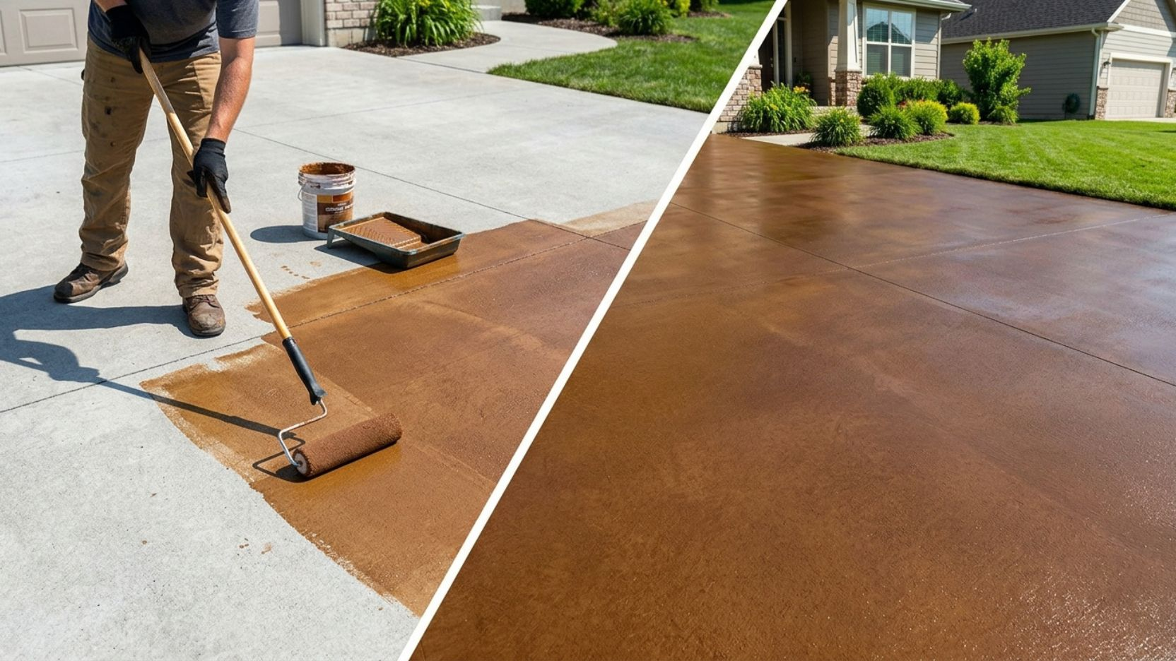 Can You Stain a Concrete Driveway Everything to Know