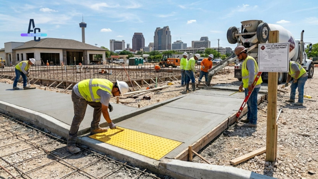 Commercial Concrete Permits Codes & ADA