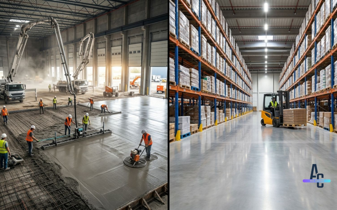 Commercial Concrete For Warehouses Distribution Centers & Industrial Plants