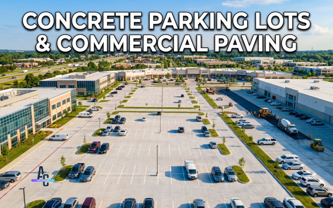 Concrete Parking Lots & Commercial Paving