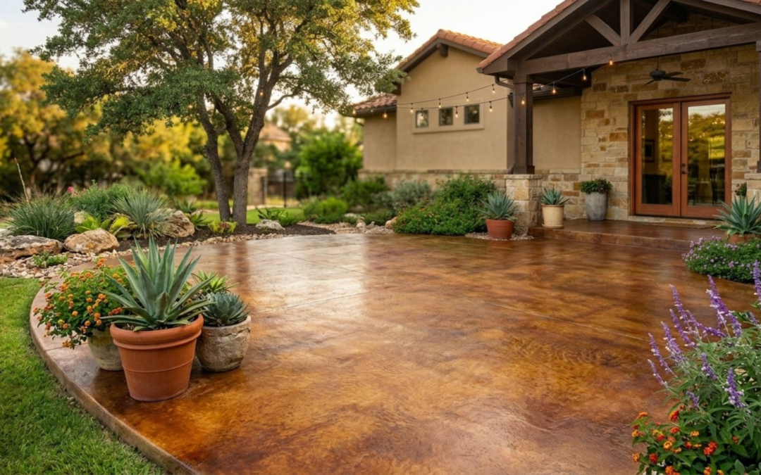 Why Homeowners Love Stained Concrete Patios In San Antonio