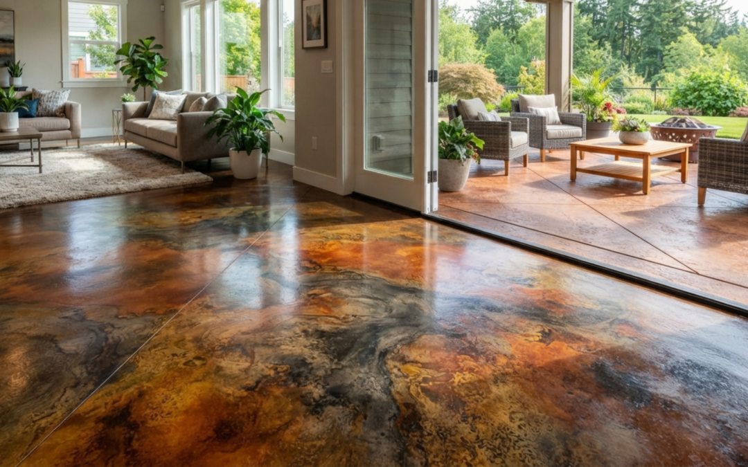 20 Decorative Concrete Staining Ideas For Your Home