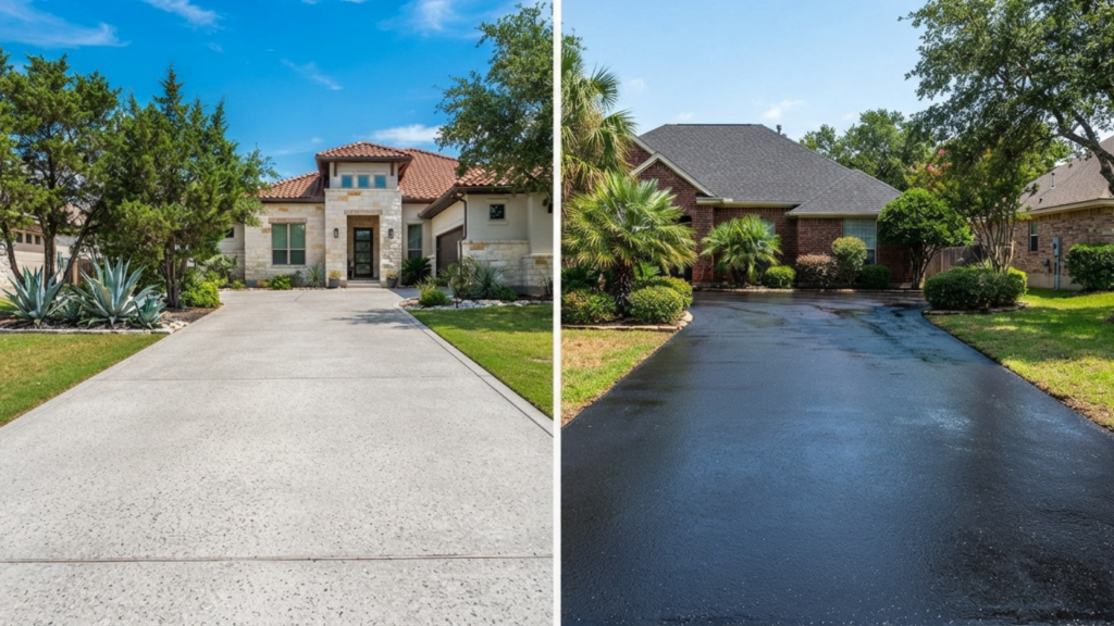 Concrete vs Asphalt Driveways Which Is Better