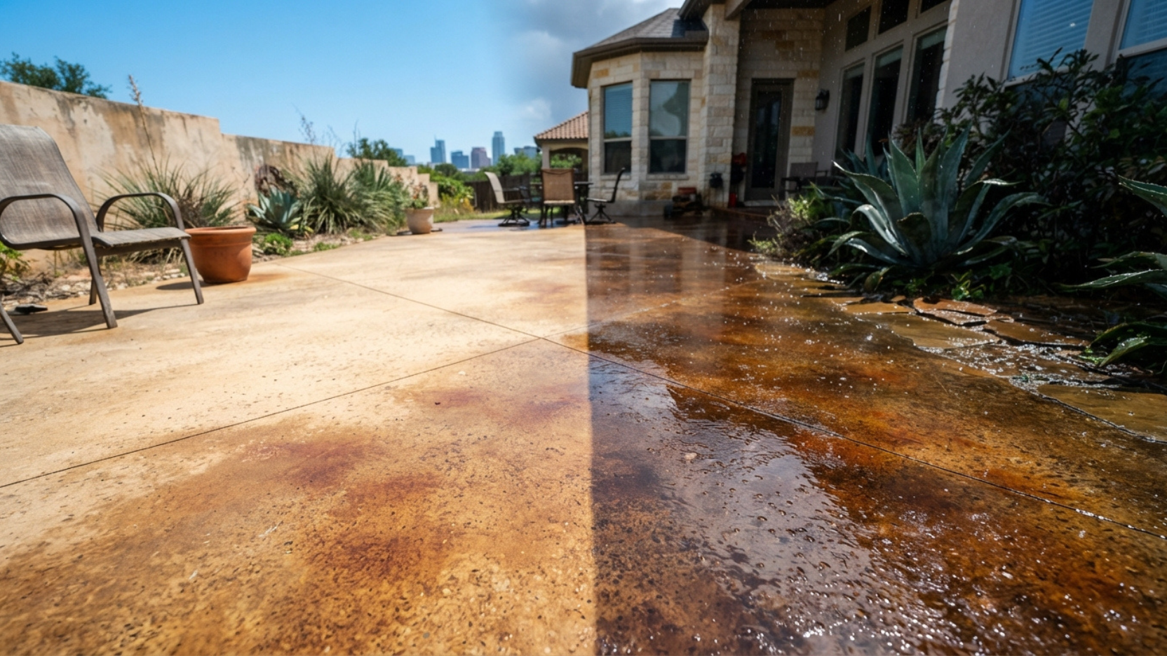 How San Antonio Weather Affects Stained Concrete