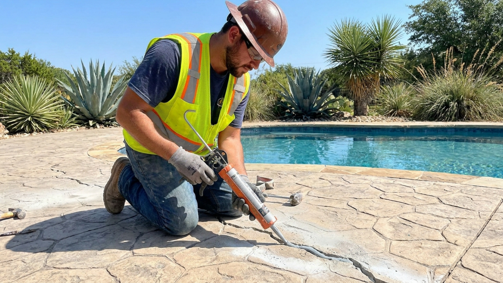 Hire a Pool Deck Repair Contractor San Antonio