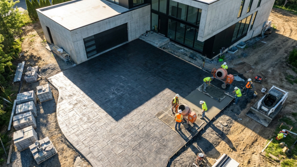 Hire A Stamped Concrete Driveway Contractor