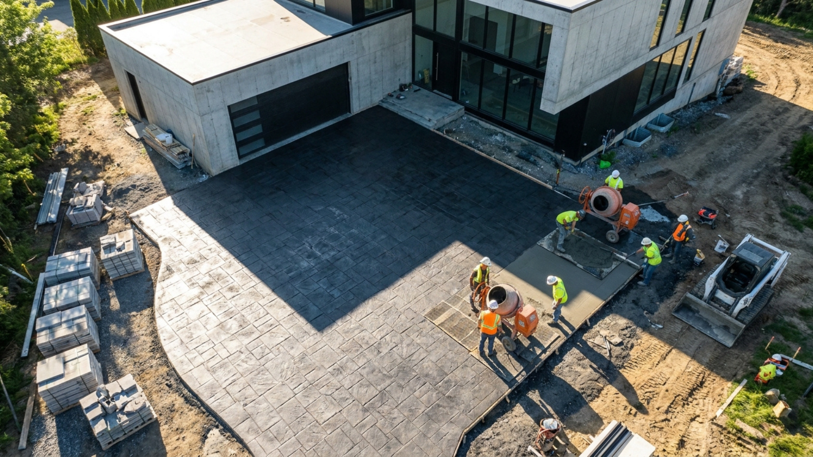 Hire A Stamped Concrete Driveway Contractor