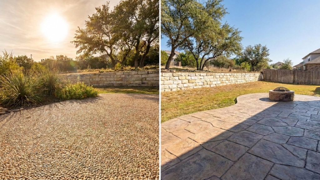 Exposed Aggregate Or Stamped Concrete For A Patio?