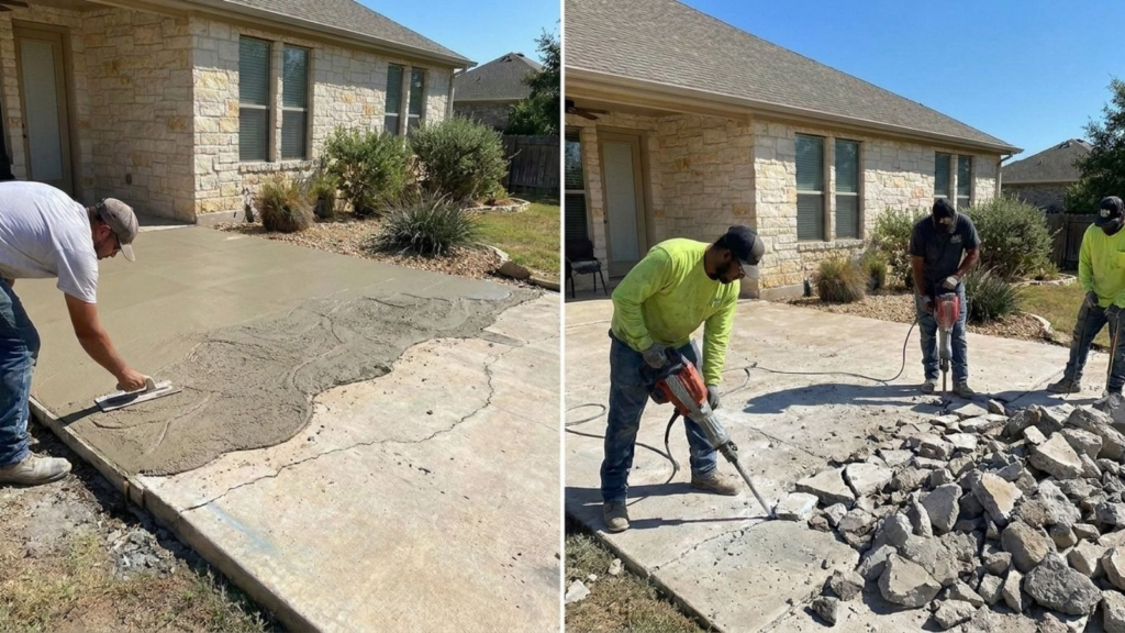 Is A Concrete Patio Overlay Better Than A Tear-Out?