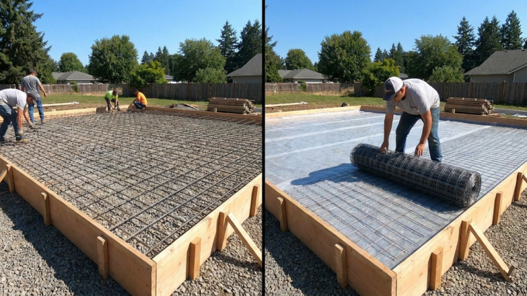 Rebar Or Wire Mesh For A Concrete Patio?