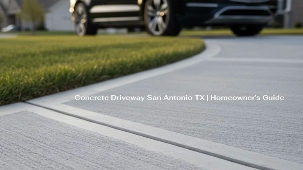 Concrete Driveway San Antonio TX