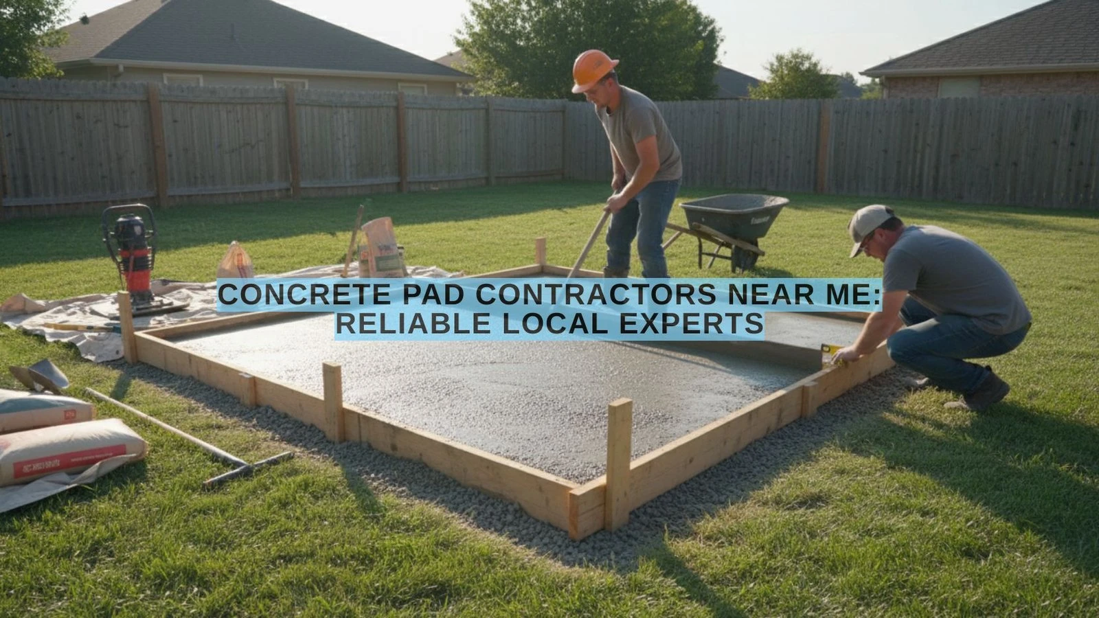 Concrete Pad Contractors Near Me