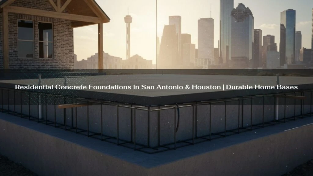 Residential Concrete Foundations in San Antonio & Houston